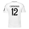 Officiële Voetbalshirt Real Madrid Camavinga 12 Thuis 2024-25 - Heren